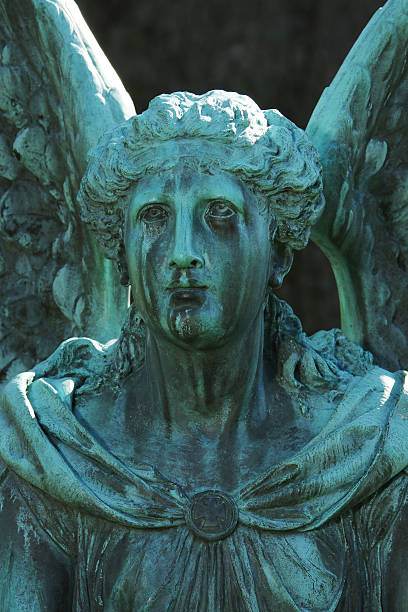 istock Emery Angel or Weeping Angel memorial. 471407638