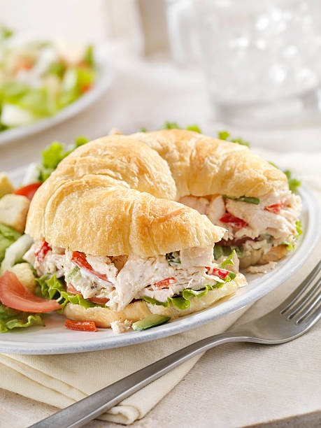 istock Chicken Salad Sandwich on a Croissant 471407807