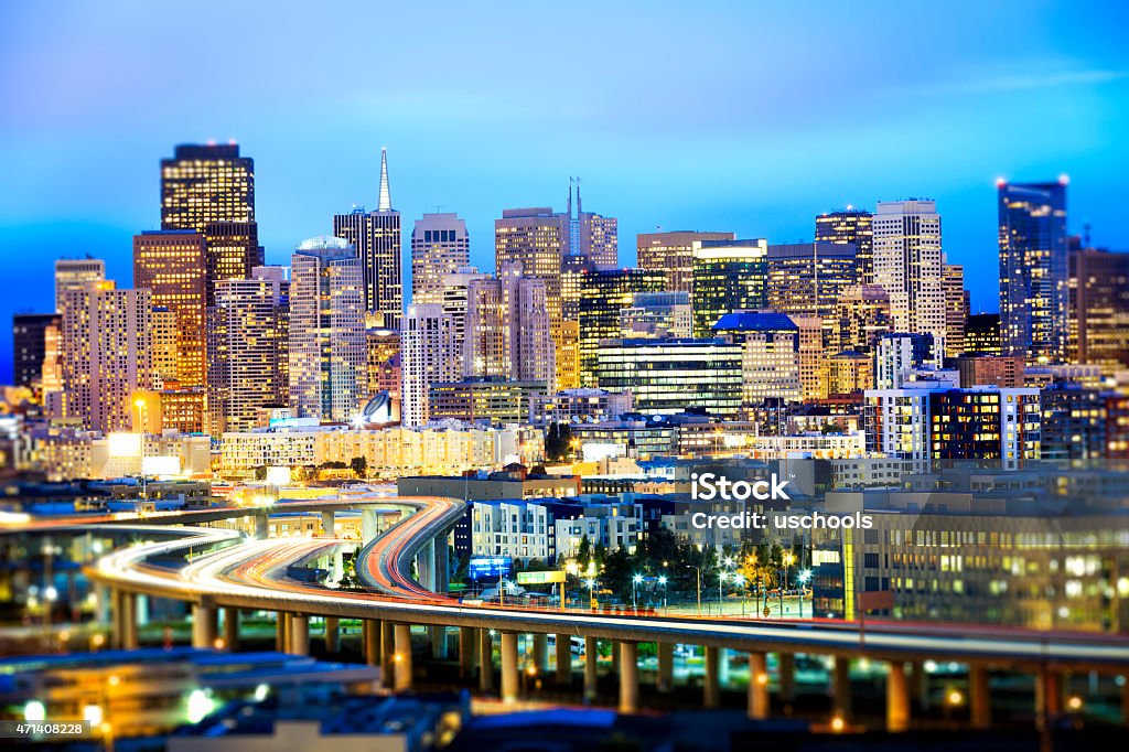 San Francisco Cityscape San Francisco Cityscape  2015 Stock Photo