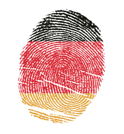 Flags in the form of fingerprints
