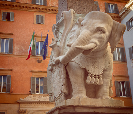 Elephant statue on Piazza della Minerva