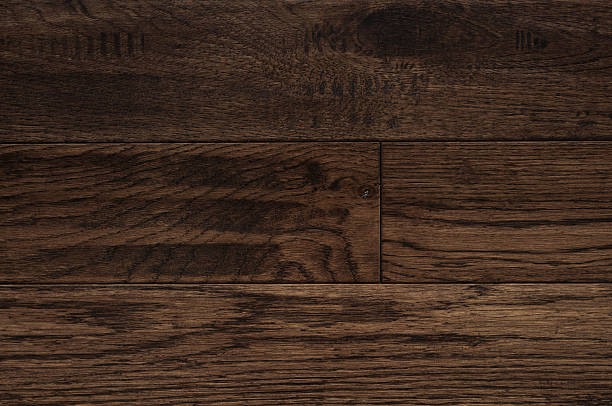 istock Natural dark oak floor, wooden batten with texture 471410737