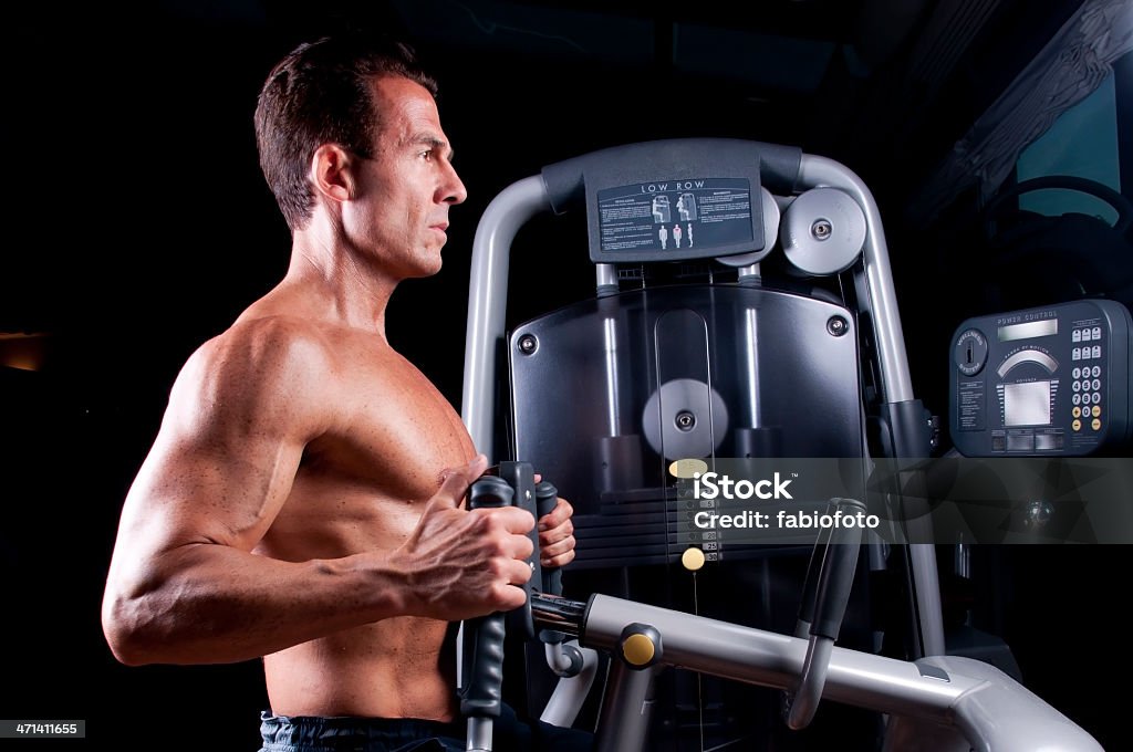 Fitness Athlete in Training Anaerobic Exercise Stock Photo