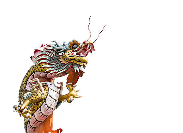 statue de dragon - thailand animal asia bayonet photos et images de collection