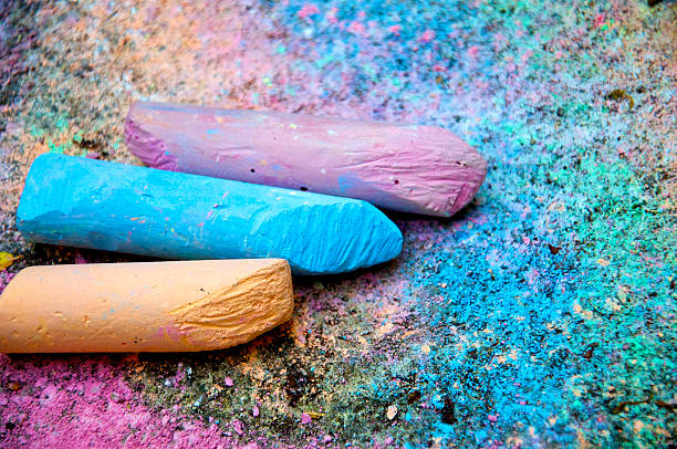 Colorful Chalk stock photo