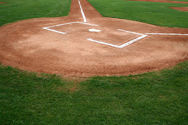 istock Baseball Field at Home Plate 471412311