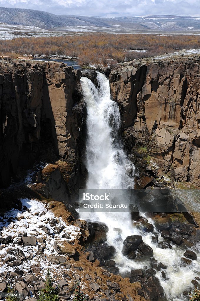 North Clear Creek Falls - Lizenzfrei Colorado - Westliche Bundesstaaten der USA Stock-Foto