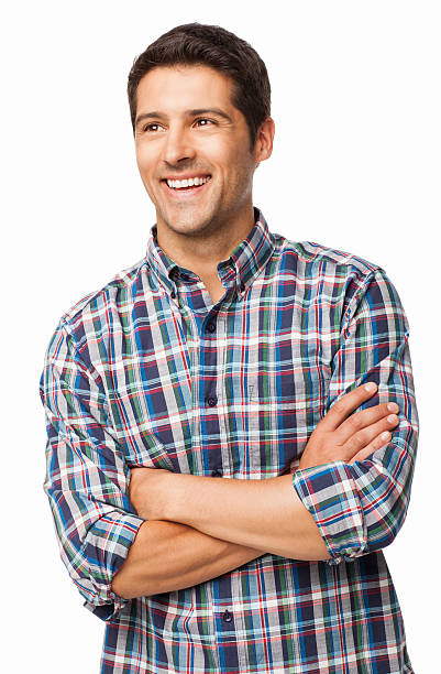 istock Man Looking Away With Arms Crossed - Isolated 471412567