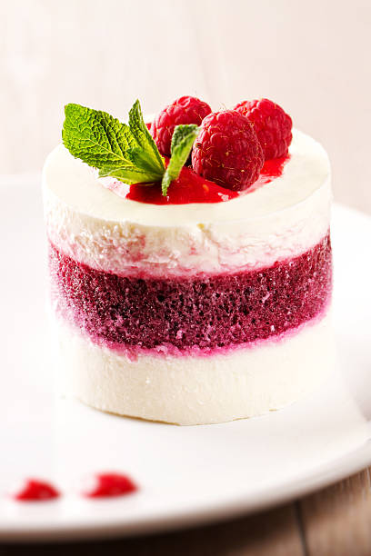 istock Delicious panna cotta with berries. 471412653