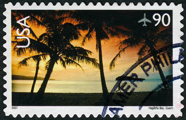 istock Hagatna Bay, Guam Stamp 471413181