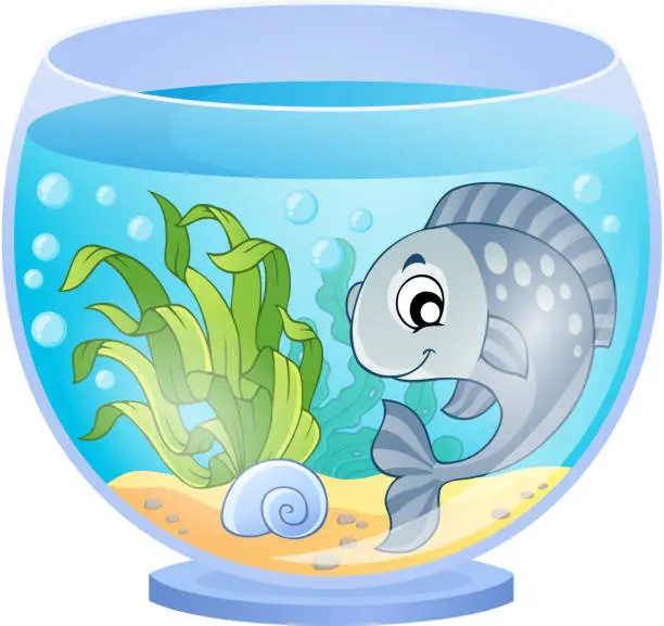 Vector illustration of Aquarium theme image 5