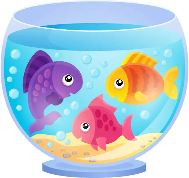 Vector illustration of Aquarium theme image 7