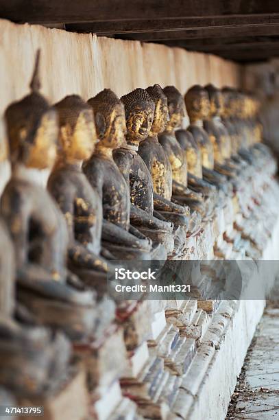 Row Of Buddhas Statue Stock Photo - Download Image Now - Ancient, Architectural Feature, Arts Culture and Entertainment