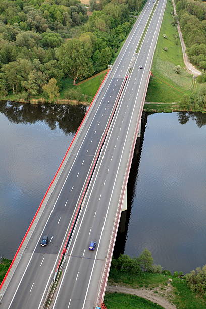 istock Aerial view of a motorway 471413829