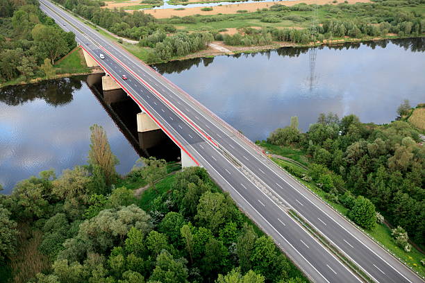 istock Aerial view of a motorway 471413863