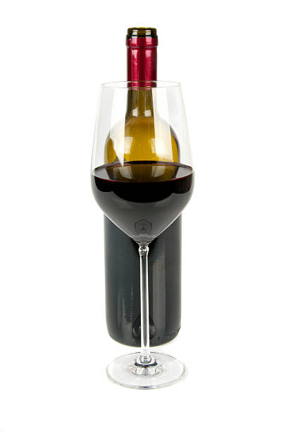 istock bottle of wine and a glass 471413987
