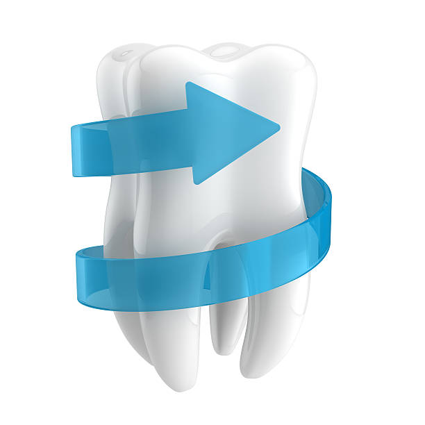 Teeth protection 3d concept stock photo