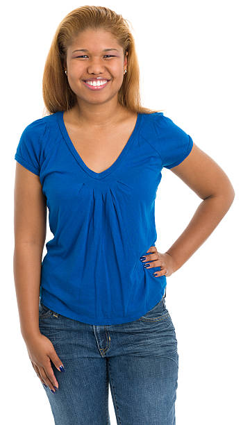 istock Happy Young Woman Posing 471415411