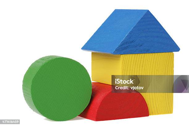 Wooden Building Blocks Stock Photo - Download Image Now - Abstract, Architecture, Block Shape