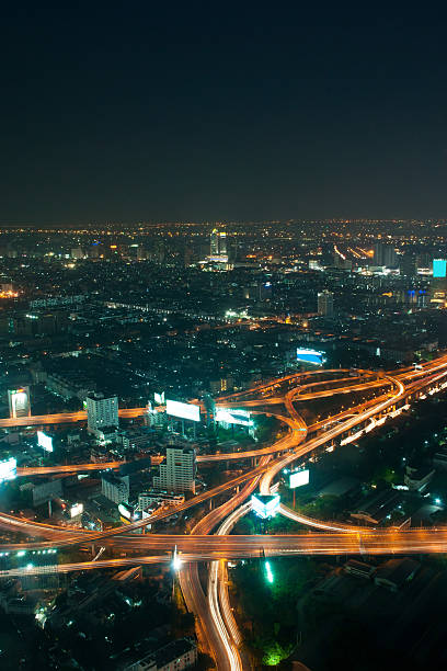 istock Bangkok and express way view point from Baiyok building 471416521