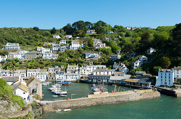 istock Polperro Fishing Village in Cornwall UK 471417269