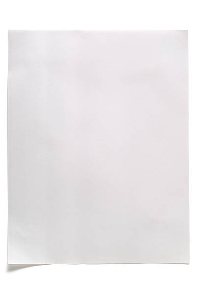 istock Sheet of blank note paper on white 471417489