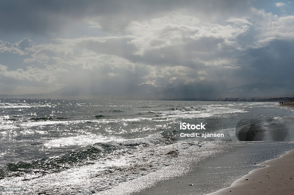 Tempête sur la mer - Photo de Aura libre de droits