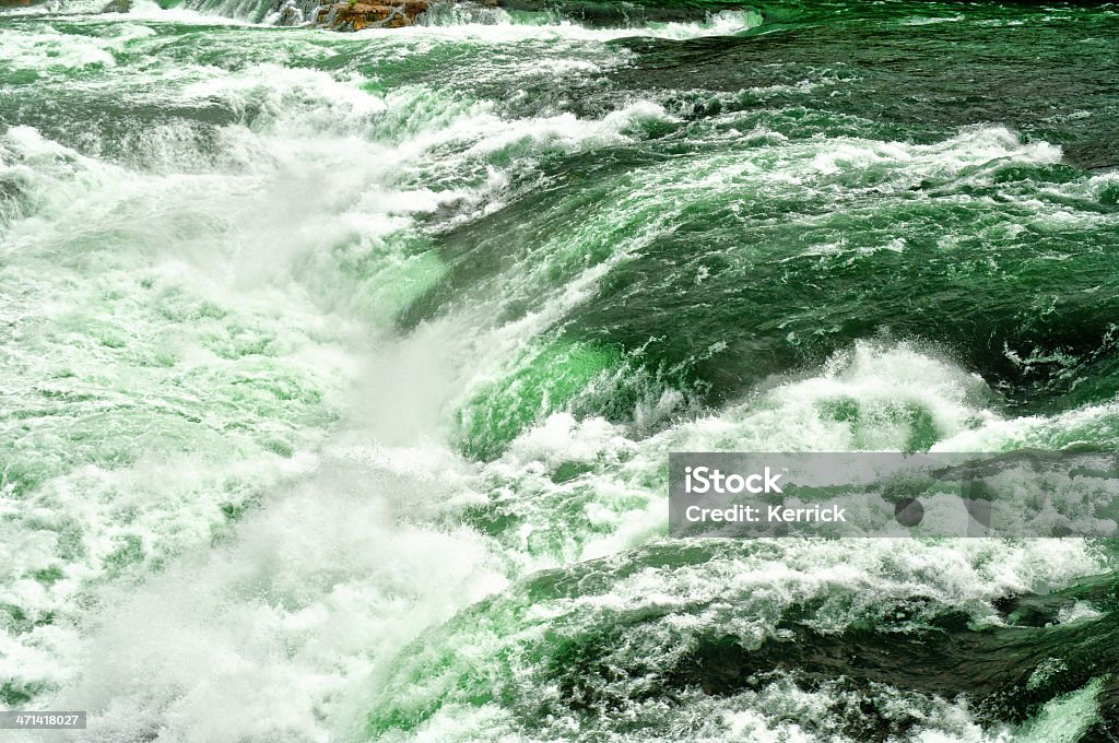 Wasser den Rheinfall von Schaffhausen - Lizenzfrei Abstrakt Stock-Foto