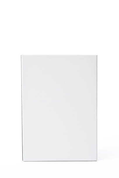 istock Isolated shot of closed white blank box on white background 471418892