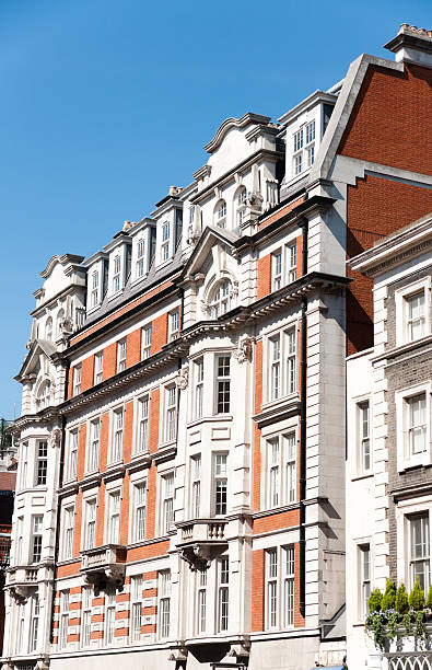 istock london architecture: classic brick and stone contemporary residential building 471419007