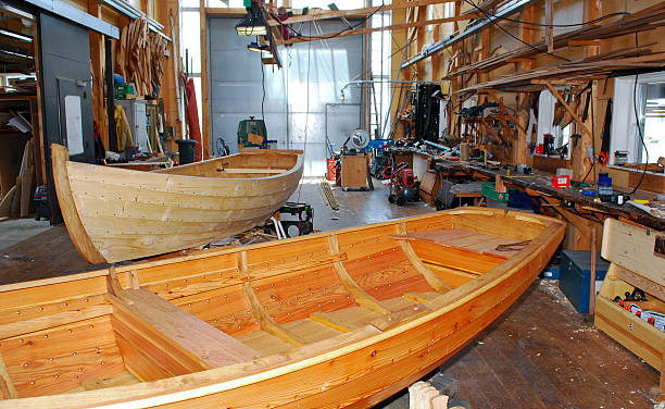 istock Boatyard for building wooden ships 471419141
