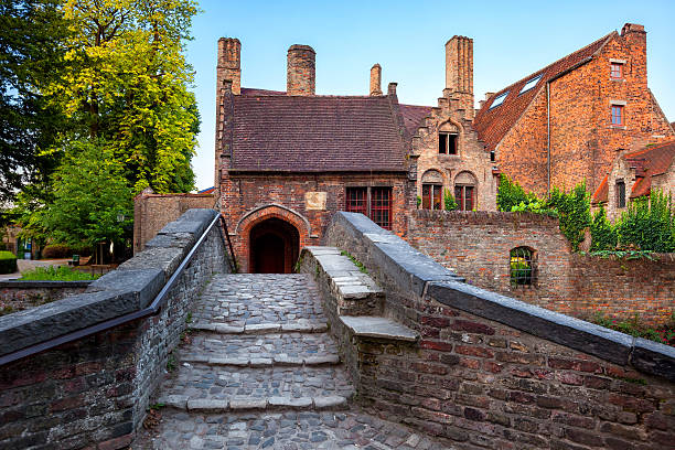istock St. Salvators bridge in Bruges, Belgium 471419938