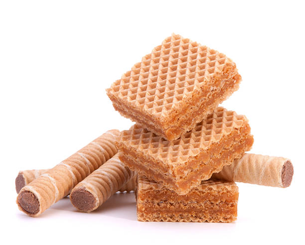 istock Wafers or honeycomb waffles 471420773