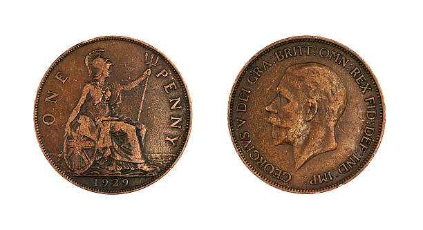 front and reverse of an old 