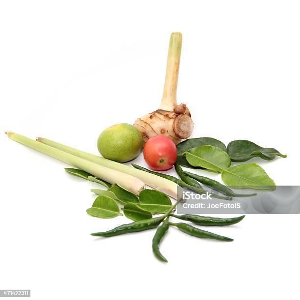 Ingredient For Tom Yum Goong Thai Cuisine Stock Photo - Download Image Now - Chili Pepper, Cooking, Food
