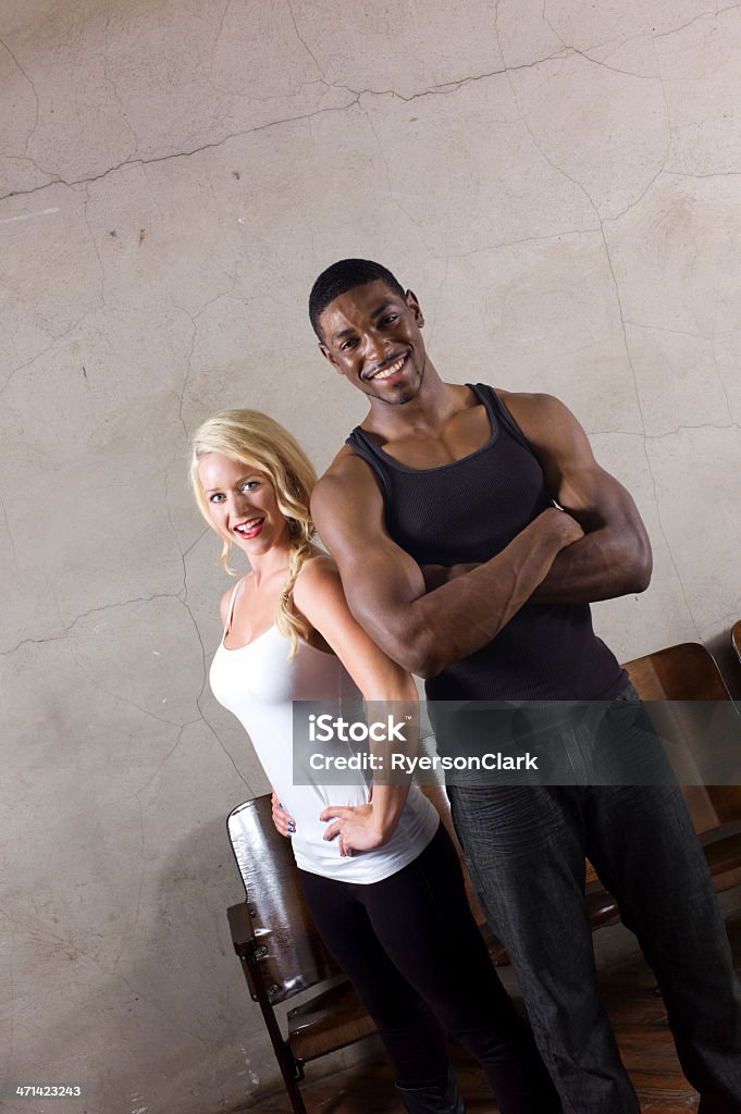 Healthy Fit Adults Very fit and healthy people. Active Lifestyle Stock Photo