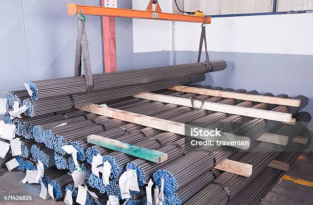 Ss Stacking Guide Rod Stack Of Stainless Steel Rods Stock Photo - Download Image Now ...