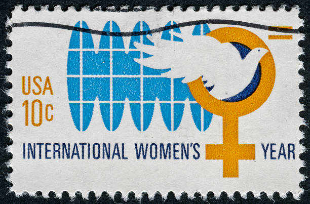 istock International Women's Year Stamp 471427245