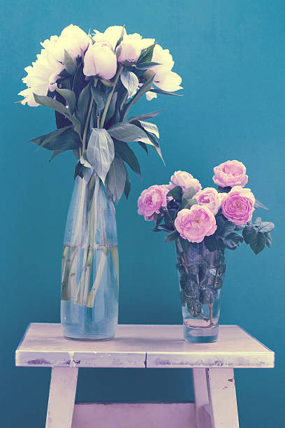 istock Bunch of peonies in vase 471429419