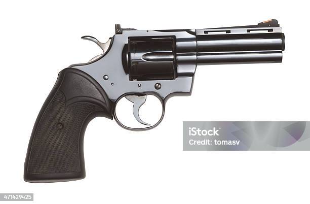 Colt Python Blak Color Black Colt Python Revolver Isolated On White Background Stock Photo ...
