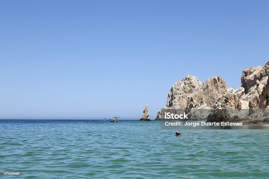 Mulher mergulhos em Los Cabos, México - Royalty-free Adulto Foto de stock