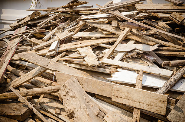 istock Pile of old and dirty lumber 471429892