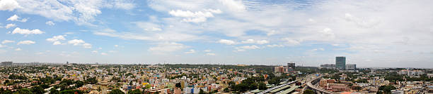 bangalore - bangalore india business building exterior stock-fotos und bilder