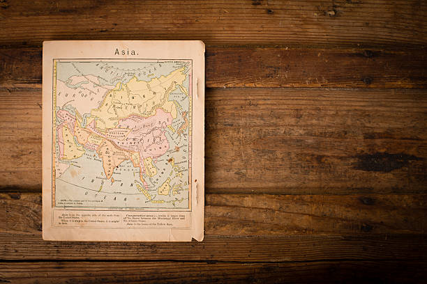 istock 1867, Old, Color Map of Asia, With Copy Space 471431387