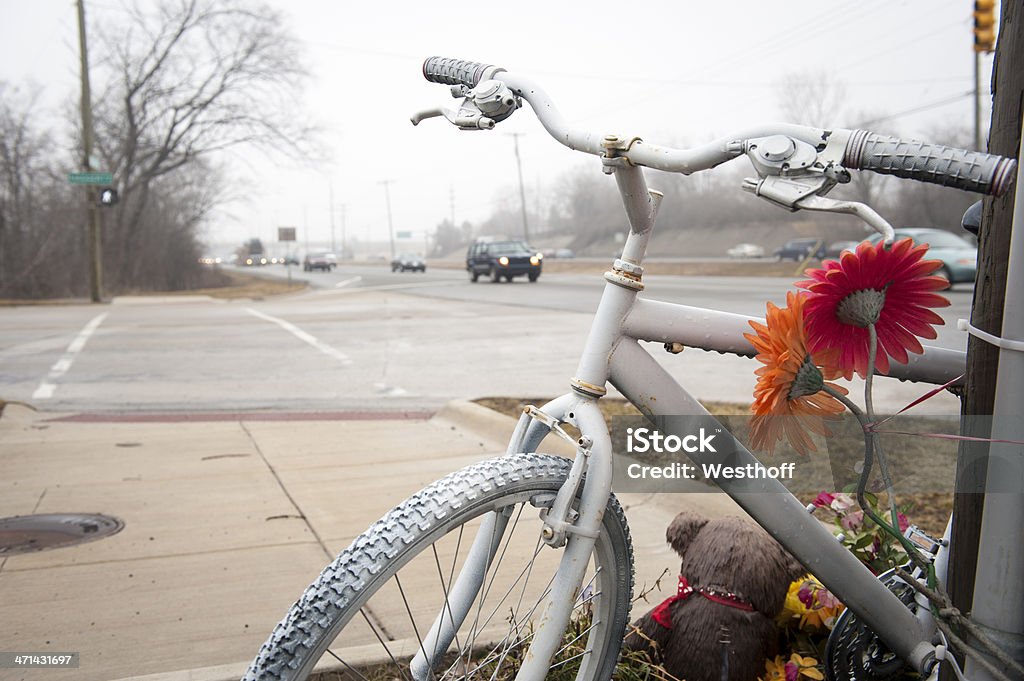 Ghost bicicleta Memorial - Foto de stock de Bicicleta royalty-free