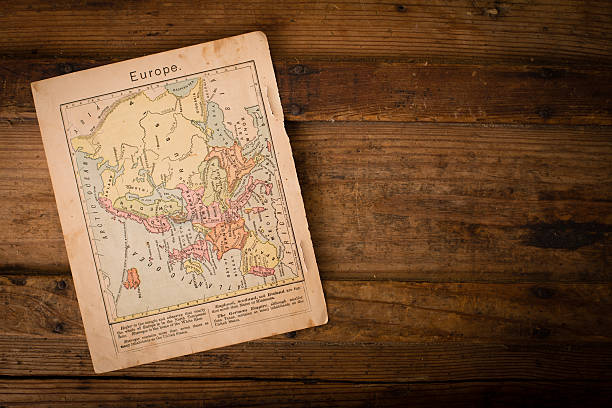 istock 1867, Old Color Map of Europe, With Copy Space 471432023