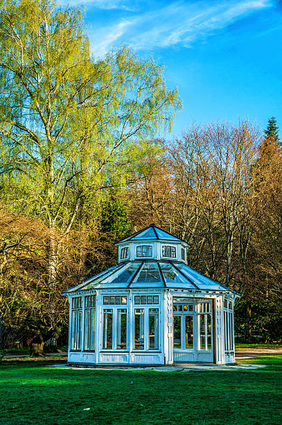 istock Old Greenhouse in the park 471433120