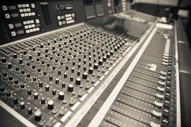 istock close up of video mixer with audio console 471434089