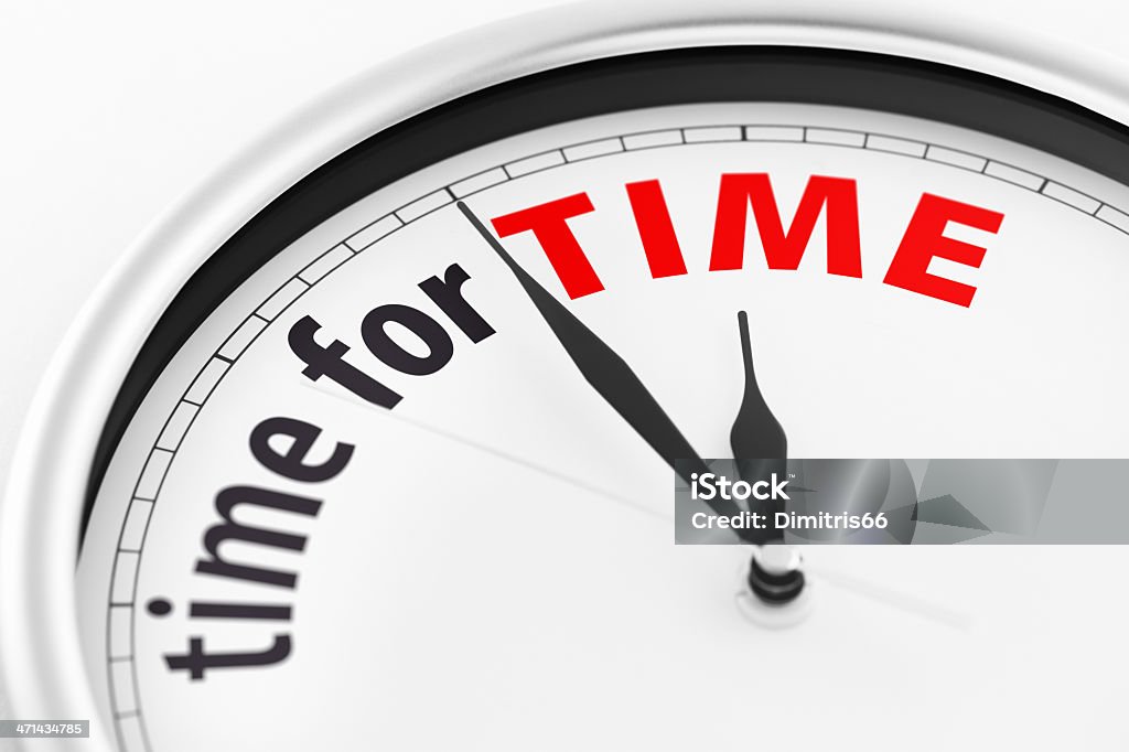 Zeit für T I M E - Lizenzfrei Countdown Stock-Foto