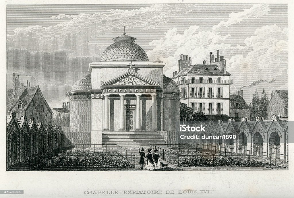 Chapelle Expiatoire De Louis XVI - Ilustração de Domo royalty-free